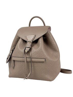 Louis Vuitton Montsouris PM Backpack Monogram Empreinte Tourterelle